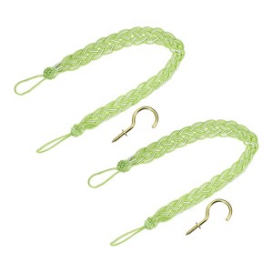 Unique Bargains Hand Woven Decorative Braided Curtain Tiebacks - 1 of 4