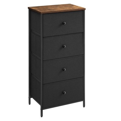 4 Metal Frame Dresser Unit Black - SONGMICS