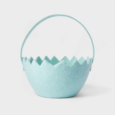 Easter Figural Egg Basket Blue - Spritz™