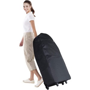 Royal Massage Deluxe Black Universal Folding Massage Chair Carry Case w/Wheels - 1 of 3