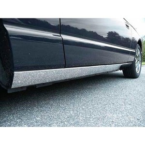 QAA is Compatible with 2002-2006 Ford Thunderbird 4 Piece Stainless Rocker Panel Trim, On The Rocker, 4.5" Width TH43669 - 1 of 3