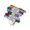 Ross-Simons 4.80 ct. t.w. Multi-Gemstone Ring in Sterling Silver - 3 of 4