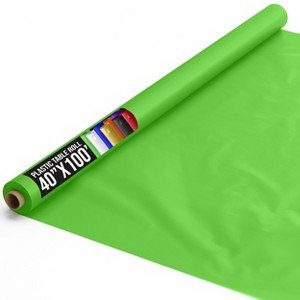 Crown Display 40 inch x 100 Feet Disposable Plastic tablecloth roll - 1 of 4