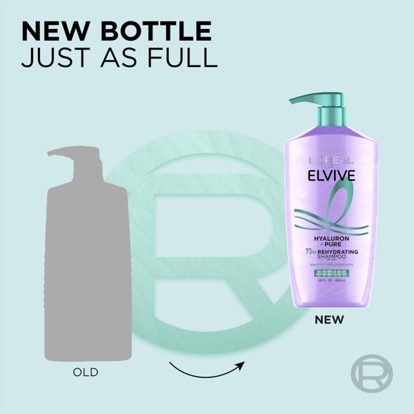 L'Oreal Paris Elvive Hyaluron Pure Champú Purificante para Cabello Graso - 28 fl oz: Limpieza Básica, Líquido, Champús para Cabello 6