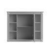 Ridstar 28.7 in. H Grey Bathroom Storage Cabinet with 6 Open Shelves - 4 of 4
