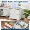 COZONY 30" 2-Drawer File Cabinet with Hanging Folders, Rustic Wooden Storage Cabinet & Printer Stand for Home Office, Living Room - 4 of 4