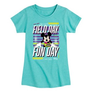 Girls' - Disney - Field Day Fun Day Fitted Short Sleeve Graphic T-Shirt - 1 of 3