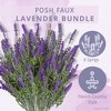 Butterfly Craze Butterfly Craze Lifelike Artificial Lavender Plants - Perfect for Crafting, Home Decor, and Weddings, 8-Piece Bundle - 2 of 4