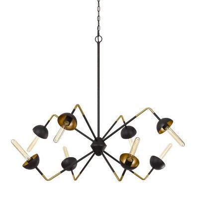 40" x 40" Metal Ravenna Chandelier Antique Brass - Cal Lighting