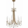 Crystorama Lighting Karrington 8 - Light Chandelier in  Aged Brass - 3 of 4