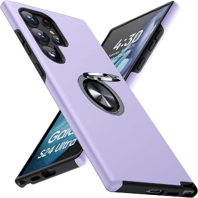 Entronix Case Compatible with Galaxy S25 Ultra - 360º Circular Ring Gripstand