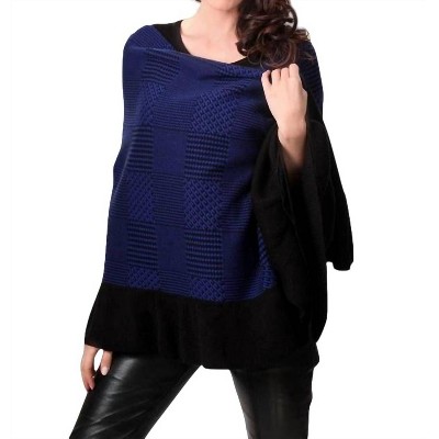Women's Mixed Pattern Ruffled Wrap - ANGEL
