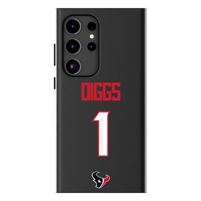 Keyscaper Stefon Diggs Houston Texans 1 Game Tactic MagSafe Compatible Cell Phone Case for Galaxy S25 Ultra