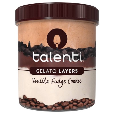 Talenti Gelato Layers Vanilla Fudge Cookie - 10.6oz