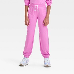 Girls' French Terry Jogger Pants - Cat & Jack™ - 1 of 3