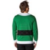 Seven Times Six ELF The Movie Men's Buddy's Coat Costume Ugly Christmas Sweater Knit Pullover Green - 2 of 4
