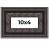 PosterPalooza | Panoramic 3.5" Wide Ornate Black Frame - UV Acrylic, Foam Board Backing, Hanging Hardware - 2 of 4