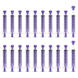 Unique Bargains Syringes with Cap for Liquid Pet Feeding Syringes 20 Pcs - 1 of 4