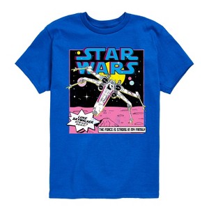 Boys' - Star Wars - Luke Skywalker Ship Short Sleeve Graphic T-Shirt - 1 of 4