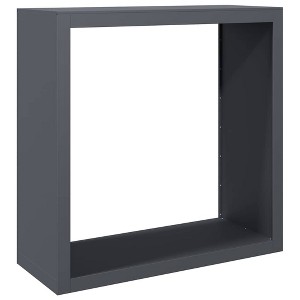 vidaXL Firewood Rack Anthracite 39.4"x15.7"x39.4" Steel - 1 of 1