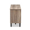 Cardiff Modern and Contemporary Wood TV Stand for TVs up to 55" - Light Brown - Baxton Studio: Entertainment Center with Storage - 4 of 4