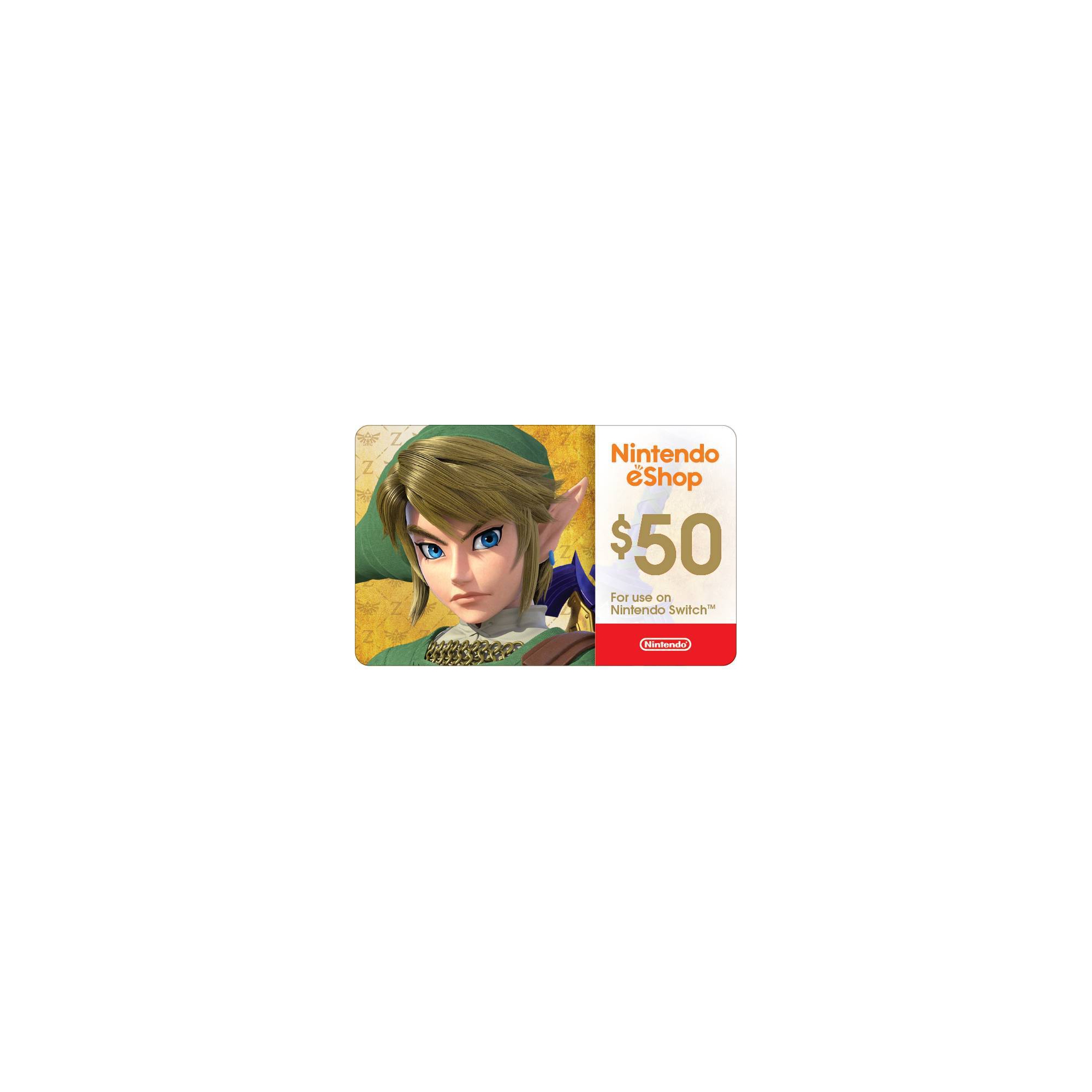 $50 Nintendo eShop Gift Card (Email Delivery)