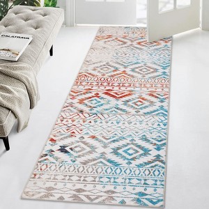 Area Rug Washable Rug Indoor Soft Rugs for Living Room Non Slip Accent Carpet - 1 of 4