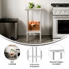 Flash Furniture Stainless Steel 18 Gauge Prep and Work Table with Undershelf - NSF Certified - 3 of 4