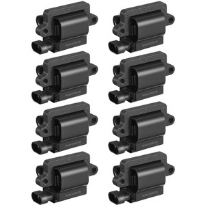 VEVOR Ignition Coil Pack, Set of 8, Compatible with Chevrolet Silverado GMC Sierra Savana Envoy Cadillac Escalade Hummer H2, Black - 1 of 4