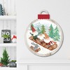 Woodland Gnomes III Hanging Ornament Artboard - 2 of 2
