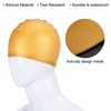 Unique Bargains Silicone Waterproof Non-Slip High-Stretch Swim Caps 2 Pcs - 4 of 4