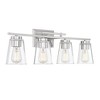 Savoy House Calhoun 4 - Light Vanity in  Satin Nickel - 3 of 4