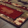 Oriental Weavers Woodlands 9601D Brown/ Rust Indoor Area Rug - 1'10" x 3' - 2 of 3