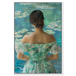 Art Remedy Water Lilies Dress Fashion and Glam Wall Art Framed - 1 of 4