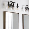 Quorum Lighting Enclave 3 - Light Vanity in  Matte Black - 3 of 4