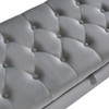 NicBex Modern 38" Storage Bench Velvet Accent Stools with Button Tufted and Metal Legs for Bedroom and Entryway - 4 of 4