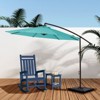 Hyleory Beeram 10FT Round Cantilever Umbrella with Counterweight - 4 of 4