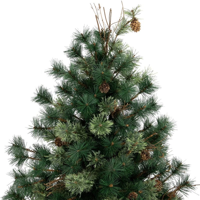 Northlight 4' Country Mixed Pine Artificial Christmas Wall or Door Tree - Unlit, 4 of 8
