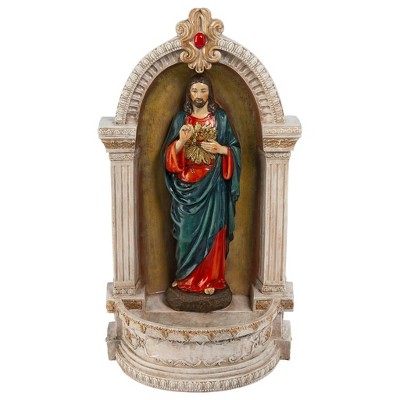 Design Toscano Sacred Heart of Jesus Italian-Style Font Statue