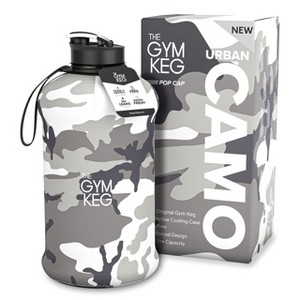 THE GYM KEG 2.2 L Sports Water Bottle Insulated - Gray - 1 of 3