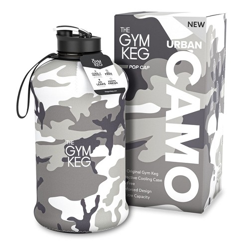 THE GYM KEG 2.2 L Sports Water Bottle Insulated - Gray - image 1 of 3