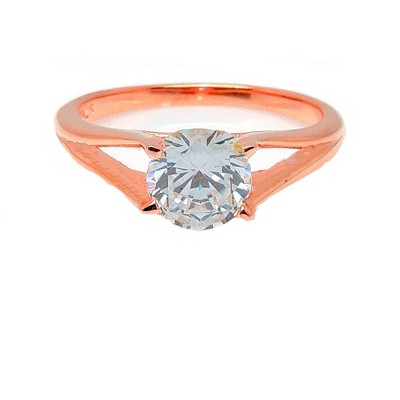 Ariel Engagement Ring Cubic Zirconia Women Sterling Silver Ginger Lyne Collection