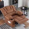 Modern Upholstered Accent Chair, Accent Chair with Massage and Heat, Accent Chair Suitable For Living Room,Office-Coolbibila - 2 of 4