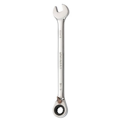 Westward  Ratcheting Wrench,SAE,Rounded,5/16" 54PP33