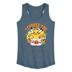 Women's - Pokémon - Candy I Choose You Graphic Racerback Tank - 1 of 4