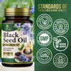 Black Seed Oil Softgels 1000mg - Premium Nigella Sativa Blackseed, Pure Natural Black Cumin Seed Oil & Antioxidant for Skin - 180 Softgels - 3 of 4