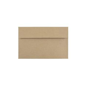 JAM Paper A10 Invitation Envelopes 6 x 9.5 Brown Kraft Paper Bag LEKR850
