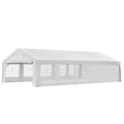 White Heavy Duty Outdoor Party Tent with Removable Sidewalls