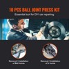 VEVOR Ball Joint Press Kit, 10 pcsTool Kit, C-press Ball joint Remove and Install Tools, for Most 2WD and 4WD Cars, Orange - 3 of 4