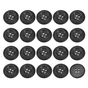 Unique Bargains Wooden DIY Craft Clothing Sewing Buttons 50 Pcs - 1 of 4